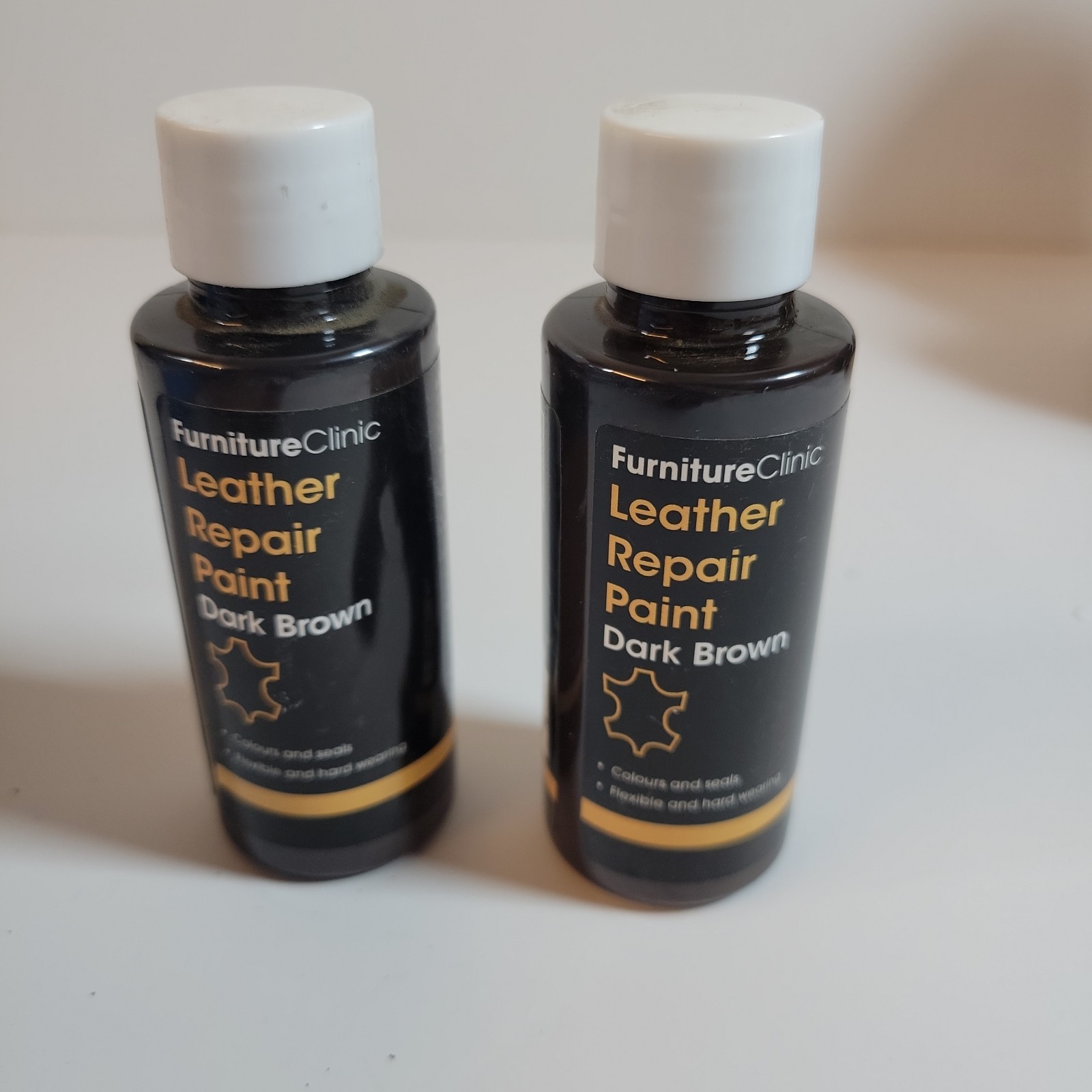 Furniture Clinic Leather Repair Paint & Dye | Self Seal Colourant for Quick and Easy Leather Repair | Suitable for Sofas, Car Seats, Shoes, Handbag, and More - Dark Brown, 50ml - Image 3