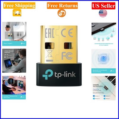 USB Bluetooth 5.4 Adapter for PC, Nano Design, Supports Windows 11/10/8.1/7, ...