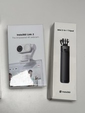 Insta360 Link 2 Mini 2-in-1 Tripod Bundle New Sealed
