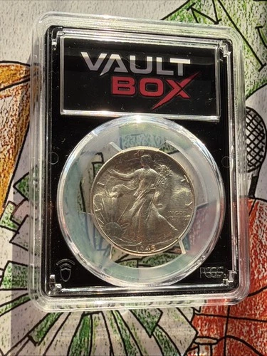 PCGS Vault Box 1945 MS66 Walking Liberty Half Dollar 🇺🇸