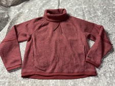 Women s Nike Therma-Fit Fleece Cowl Pullover Sweater Size Medium Training Active