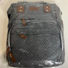ISMGN Diaper Bag Backpack Gray Large Capacity Travel Baby Bag NWT