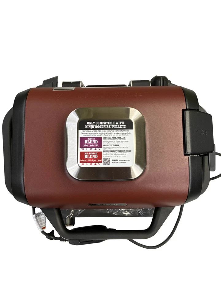 (READ!) Ninja OG701RD Woodfire Outdoor Grill (NO PELLETS OR PELLET SCOOP) - Image 2 of 4