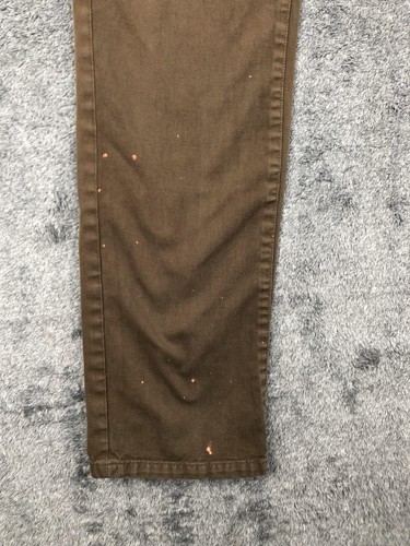 Taylor Stitch Pants Mens 33 Brown Democratic Organic Cotton Slim Fit Workwear - Picture 5 of 21