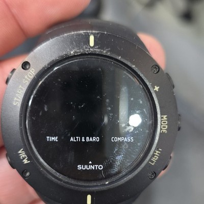 Suunto Core Digital Quartz Watch Altimeter Barometer Compass Black Rubber 30M