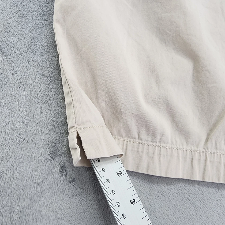 Christopher & Banks Pantalones Cortos Para Mujer 12 Tostado Caqui Tiro Alto Bermudas Elastizadas Informales Foto 2 de 4