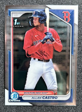 2024 Bowman #BCP-14 1st Bowman Chrome Allan Castro Boston Red Sox