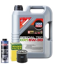 Motoröl 5W30 LIQUI MOLY Special Tec Dx1 5L +MANN Ölfilter +Spülung
