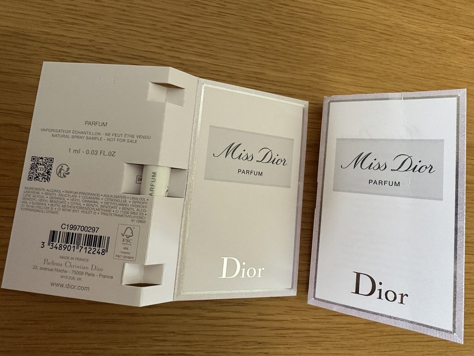 Dior Miss Dior Parfum 2 X 1ml EDP sample sprays * New Release 2024 eBay