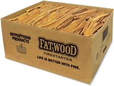 Lbs 50 Sticks, 1 Starter & Fire Campfires, Fatwood Pack Fireplace