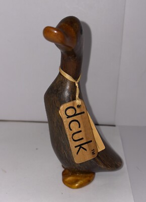 Dcuk Woodstock Environments Wooden Duck Figurine Stained Duckling Small Philip