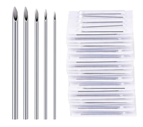 10,30,50 Sterile Body Piercing Needles 10,12,13,14,15,16,18,20G Navel Ear Nose image 2
