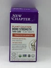 Exp 12/26 New Chapter Plant Calcium Bone Strength. 120 Slim Tablets, Exp 12/26