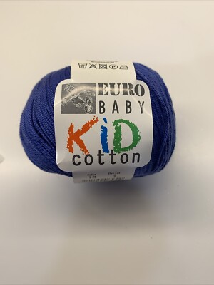Euro Baby Yarn 'Kid Cotton' (100% Cotton) 273 yds,100g, 1 ball, Col#13