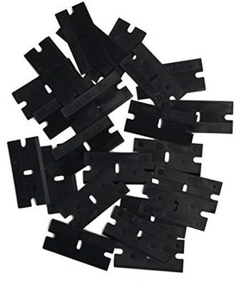 100 Single Edge Plastic Razor Blades (643462999385)