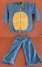 Carter's 2 Piece Dress Up Hoodie  Pants Plush Blue Monster Costume 18 Months