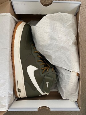 Nike Air Force 1 Mid Color: Medium Olive/Sail-Gamma-Light Brown