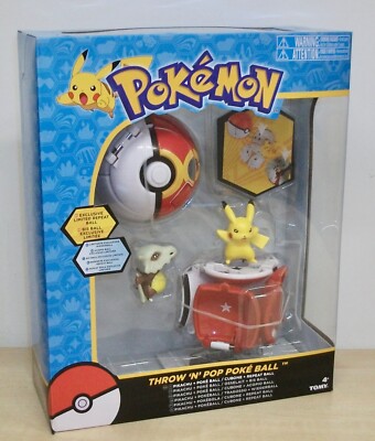 Figurines Pokémon Avec Pokéball - Lot De 12 (Pikachu + 11 Autres) - Neuf - Sans Marque