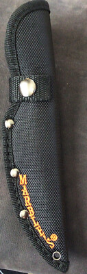 SH1147 Marbles Black Nylon Belt Knife Sheath Straight Fits 4.25'' Ideal