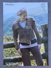 Pre-owned Knitting Pattern - Sirdar 8995 - Ladies Jacket - 32-42” - Peru