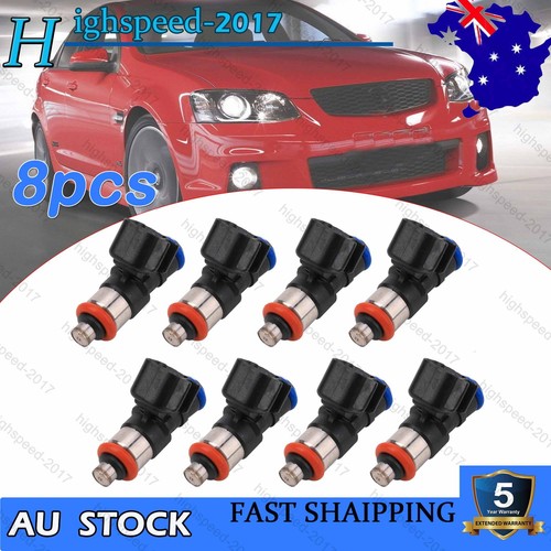 8x Fuel Injectors 0280158051 For Holden Commodore VZ VE L76 L98 LS2 LS3
