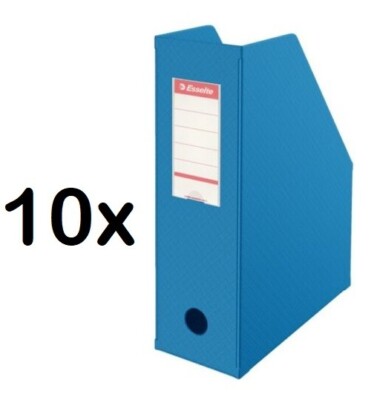 10x Leitz Esselte Stehsammler Dokumentensammler A4 PVC 100mm Breite 56075 *