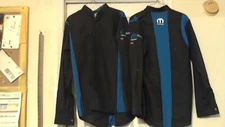 Red Kap Mopar Vented Mechanic Shirts ( S-Rg )( Lot of 2 ) Blue & Black Pre-Owned