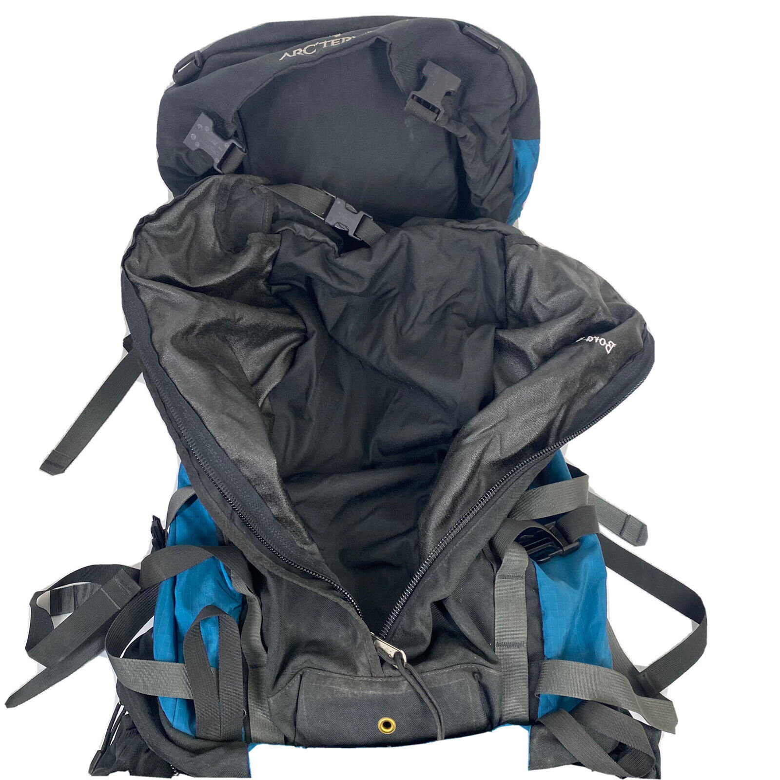 Arc’teryx Bora 80 Liter Hiking Backpack Green Black Mens Size Medium VINTAGE