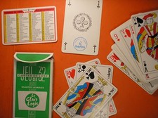 jeu de 32 cartes Clair Logis Cartes à Jouer Héron immobilier Maison individuelle
