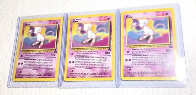 X3 Mew # 8 - RARE Black Star Promo Pokemon Cards NM | eBay