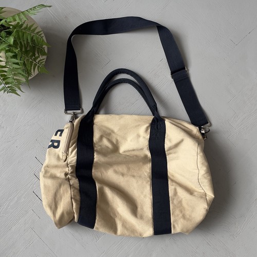 Vintage Tommy Hilfiger Big Logo Cotton Duffle Bag - Picture 2 of 10