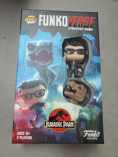 Funko Pop! Funkoverse Stratégie Jeu Jurassic Park Ensemble Funko Pop! Funkoverse Stratégie Jeu Jurassic Park Ensemble | Funko Pop | 2 Funko Pop! Funkoverse Stratégie Jeu Jurassic Park Ensemble | Funko Pop
