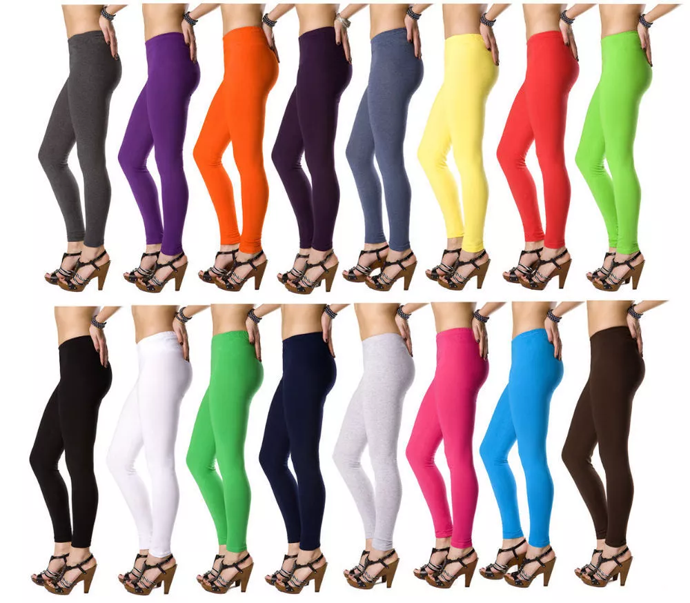 UNICUS ANKLE LENGTH Legging Cotton Lovely Soft Stretch Solid Colour Ankle  Leging