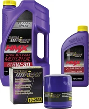 Royal Purple HMX 5W-30 Synthetic  Motor Oil – 6 quarts and a 10-2835 Oil Filter