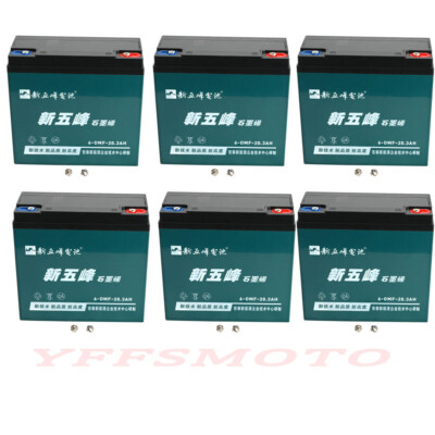 Batterie 12V 20Ah Pour Go-Kart, Scooter, VTT - Modèle 6-DMF-20, Neuve Sous Carton