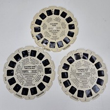 3 View-Master reels Huckleberry Hound Lands On The Moon, Pop Goes Yogi Vintage