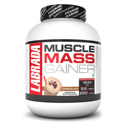 labrada muscle mass gainer 3kg chocolate