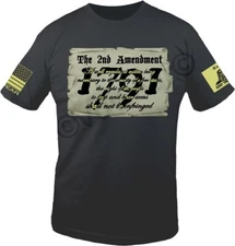 1791 2nd Amendment Pro Gun SPEC OPS SEALS Molon Labe Pro Gun S-3X t-shirt