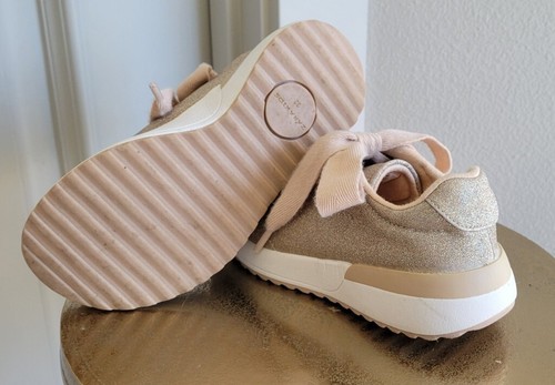 Zara Kids Sparkling Sneakers Sz 32 EU , Sz 1 USA - Picture 5 of 7