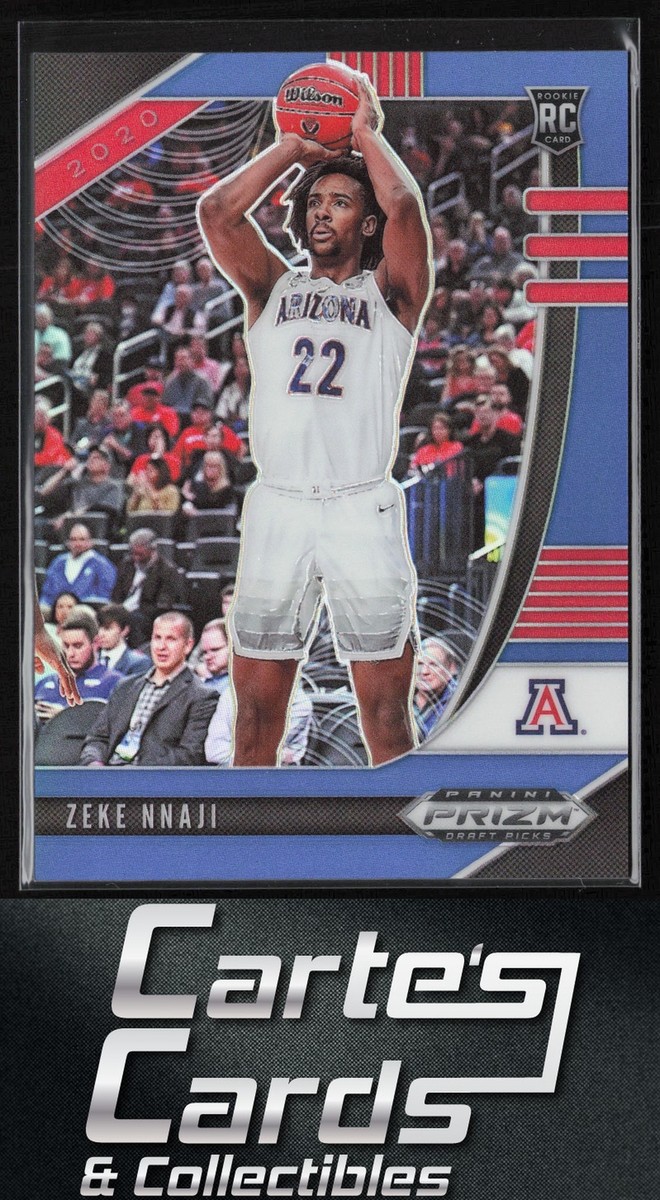 Zeke Nnaji 2020 Panini Prizm Draft Picks Collegiate #34 Blue