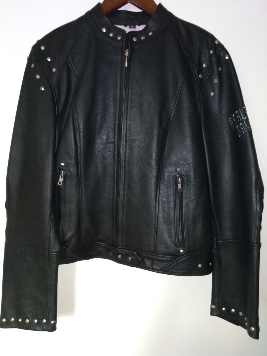 Harley-Davidson Clothing Womens Jacket Motorcycle Studded Purple