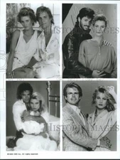 1993 Press Photo Nicollette Sheridan and Stars of "Knots Landing" on CBS