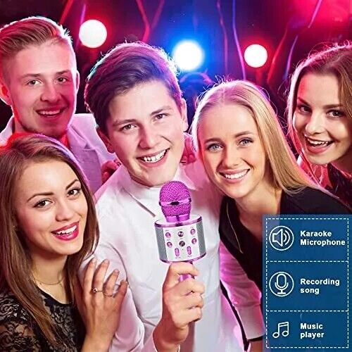 Toys for 5 6 7 8 9 10 Year Old Girls Karaoke Microphone for Kids Visit - Picture 4 of 7