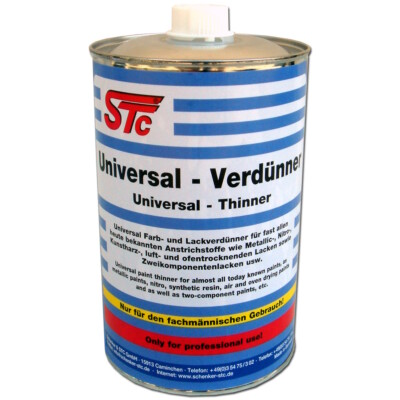 1 L Flasche STC Universal Verdünnung Lackverdünnung Farbverdünnung Verdünner