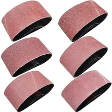 18 PCS Sanding Belts 2-1/2" x 16" – 60–400 Grit Mix | Free & Fast Shipping