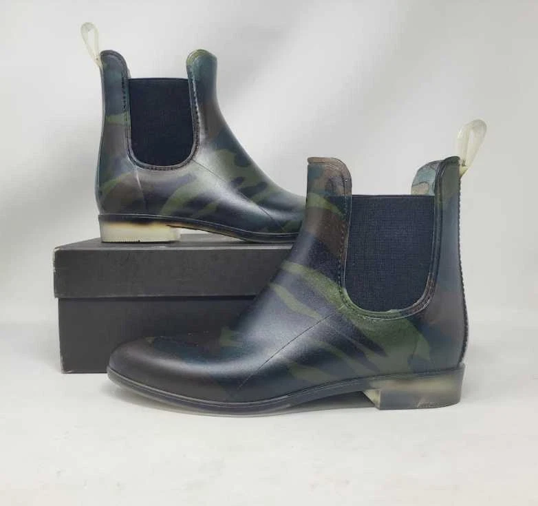 J crew camo rain best sale boots