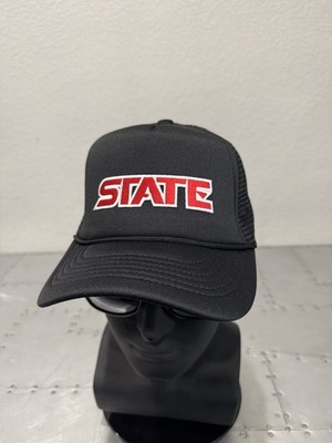 SDSU SAN DIEGO STATE AZTECS THROWBACK RETRO BLACK FOAM TRUCKER SNAPBACK HAT NEW