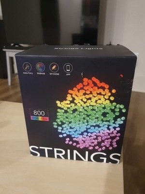 Minetom 265 Ft  800 RGB LEDs, in- and Outdoor LED Light String, Smart Multicolor