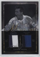 2014 Futera Unique World Football Memostars Double 15/25 Lionel Messi #MD05 0cp0