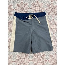 Art Class Boys Board Shorts Blue Grey Colorblock Swim Trunks Size 16